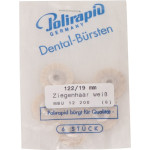 Miniaturbürste, polírozó kefe, kecskeszőr fehér, Ø 19 mm, szereletlen, 6 darab