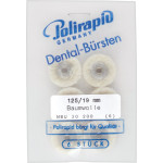 Miniaturbürste, polírozó korong, pamut Ø 19 mm, szereletlen, 6 darab