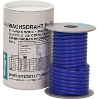 S-U-WACHSDRAHT Rolle 250 g blau, Ø 6 mm, mittel hart