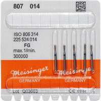 Diamanten 807, gyémántcsiszoló, kék, ISO 014, FG, 5 darab