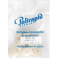 Filzkörper, polírozó korong, filc, FLU 21 100, szereletlen, 12 darab