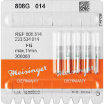 Diamanten 808, gyémántcsiszoló, zöld, ISO 014, FG, 5 darab