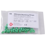 Markierungsringe - 48 darabos csomag, zöld, Ø 6,8 mm - 21345 Markierungsringe - 48 darabos csomag, zöld, Ø 6,8 mm - 21345