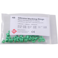 Markierungsringe - 48 darabos csomag, zöld, Ø 6,8 mm - 21345 Markierungsringe - 48 darabos csomag, zöld, Ø 6,8 mm - 21345