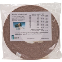 S-U-KORUNDPAPIER Rolle 50 m Papier Körnung 80
