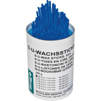 Wax Sticks, (110 x 3,0 mm), Öntoviasz, Rudak, kék, 250 g, 1 Csomag