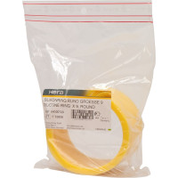 Szilikon gyuru (9), sárga, Szilikon, 1 darab