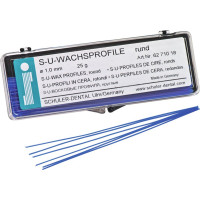 S-U-Wachsprofile Packung 25 g Wachsprofile rund, 1 mm S-U-Wachsprofile Packung 25 g Wachsprofile rund, 1 mm