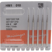 HM-Bohrer 1, fúró, ISO 010, HP, 5 darab