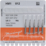 HM-Bohrer 1, fúró, ISO 012, RA, 5 darab