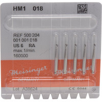 HM-Bohrer 1, fúró, ISO 018, RA, 5 darab
