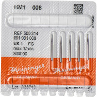 HM-Bohrer 1, fúró, ISO 008, FG, 5 darab