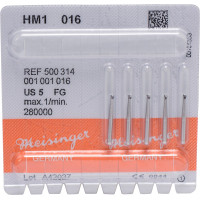HM-Bohrer 1, fúró, ISO 016, FG, 5 darab