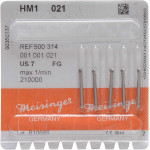 HM-Bohrer 1, fúró, ISO 021, FG, 5 darab
