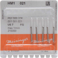 HM-Bohrer 1, fúró, ISO 021, FG, 5 darab