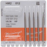HM-Bohrer 2, fúró, ISO 012, HP, 5 darab