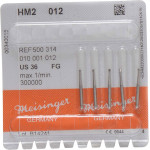 HM-Bohrer 2, fúró, ISO 012, FG, 5 darab