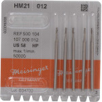 HM-Bohrer 21, fúró, ISO 012, HP, 5 darab