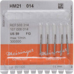 HM-Bohrer 21, fúró, ISO 014, FG, 5 darab