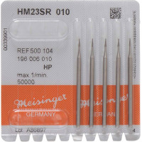 Fúró (23 R) (ISO 10), Kézidarab (HP, Ø 2,35 mm, ISO 104, 44,5 mm) ISO 10 kerek, ISO-Forma 196, Keményfém, 5 darab