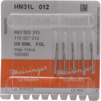 HM-Bohrer 31L, fúró, ISO 012, FGL, 5 darab