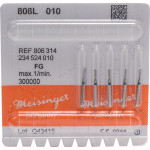 Diamanten 808L, gyémántcsiszoló, kék, ISO 010, FG, 5 darab