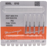 Diamanten 808L, gyémántcsiszoló, kék, ISO 010, FG, 5 darab