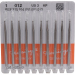 Stahlbohrer 1, acél-fúró, ISO 012, HP, 10 darab