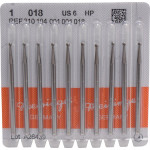 Stahlbohrer 1, acél-fúró, ISO 018, HP, 10 darab