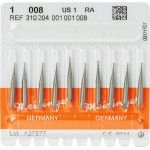 Stahlbohrer 1, acél-fúró, ISO 008, RA, 10 darab