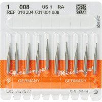 Stahlbohrer 1, acél-fúró, ISO 008, RA, 10 darab