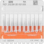 Stahlbohrer 1, acél-fúró, ISO 009, RA, 10 darab