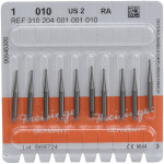 Stahlbohrer 1, acél-fúró, ISO 010, RA, 10 darab