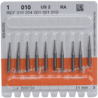 Stahlbohrer 1, acél-fúró, ISO 010, RA, 10 darab