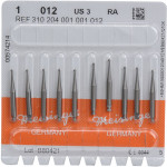 Stahlbohrer 1, acél-fúró, ISO 012, RA, 10 darab