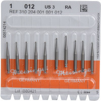 Stahlbohrer 1, acél-fúró, ISO 012, RA, 10 darab