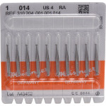 Stahlbohrer 1, acél-fúró, ISO 014, RA, 10 darab