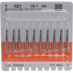 Stahlbohrer 1, acél-fúró, ISO 021, RA, 10 darab