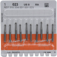 Stahlbohrer 1, acél-fúró, ISO 023, RA, 10 darab