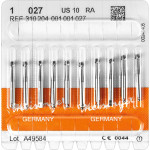 Stahlbohrer 1, acél-fúró, ISO 027, RA, 10 darab