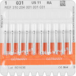 Stahlbohrer 1, acél-fúró, ISO 031, RA, 10 darab