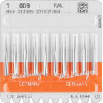 Stahlbohrer 1, acél-fúró, ISO 009, RAL, 10 darab