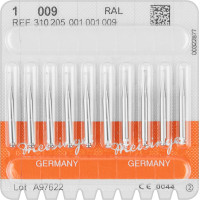 Stahlbohrer 1, acél-fúró, ISO 009, RAL, 10 darab