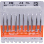 Stahlbohrer 1, acél-fúró, ISO 010, RAL, 10 darab