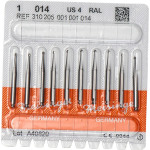 Stahlbohrer 1, acél-fúró, ISO 014, RAL, 10 darab