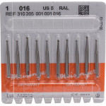 Stahlbohrer 1, acél-fúró, ISO 016, RAL, 10 darab