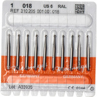 Stahlbohrer 1, acél-fúró, ISO 018, RAL, 10 darab