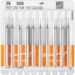 Stahlbohrer 36, acél-fúró, ISO 006, HP, 10 darab