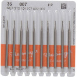 Stahlbohrer 36, acél-fúró, ISO 007, HP, 10 darab