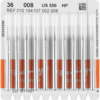 Stahlbohrer 36, acél-fúró, ISO 008, HP, 10 darab